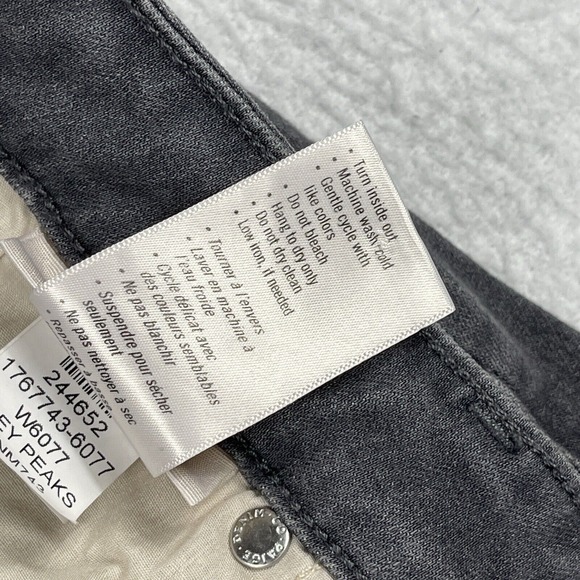 Paige Jeans Womens‎ 27 Gray Hoxton Ankle Skinny Casual Preppy Ladies Pants - Picture 11 of 16